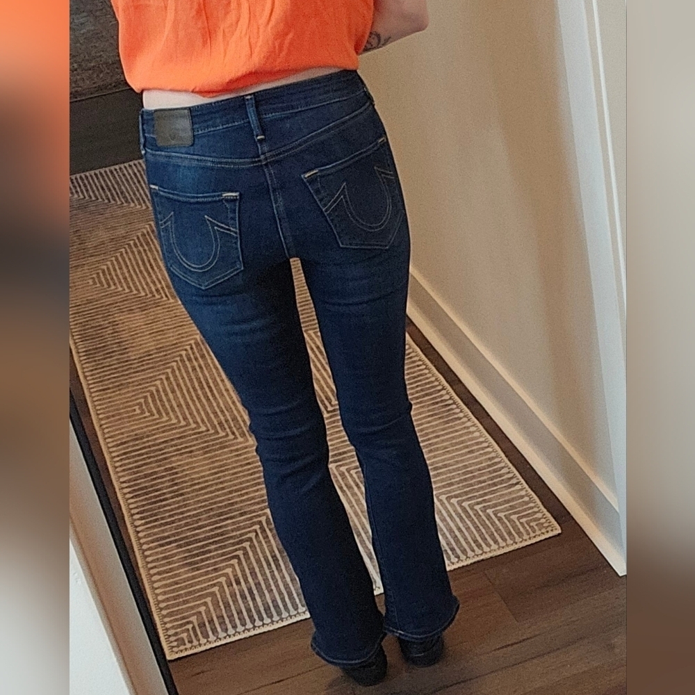 True Religion Jennie Curvy Bootcut - SIZE 26 - Picture 2 of 13